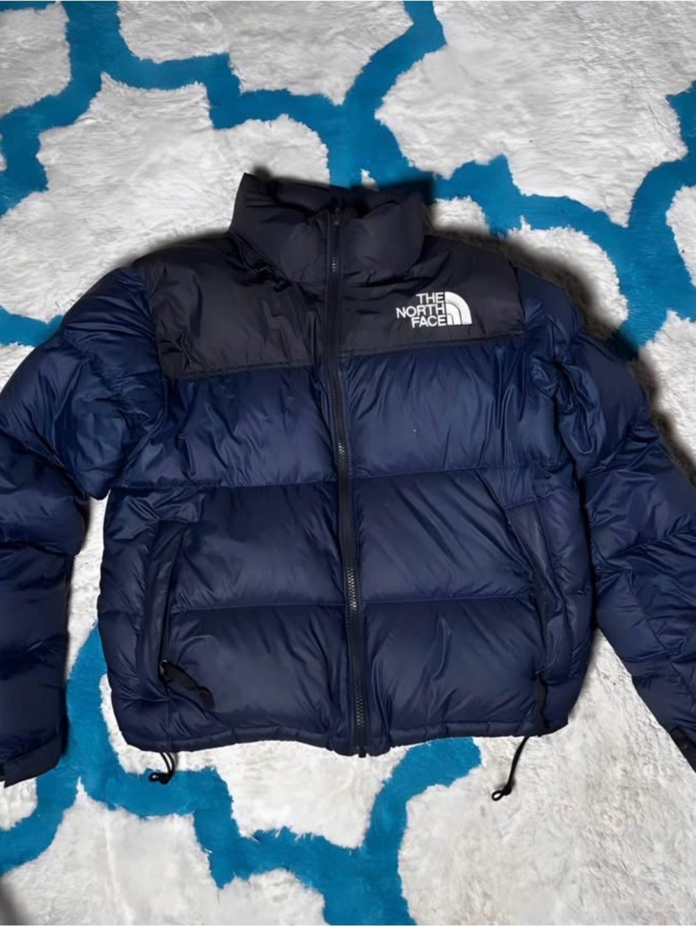 The North Face Navy and Black Men’s Puffer Jacket